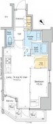 プラウドフラット文京千駄木 401 間取り図