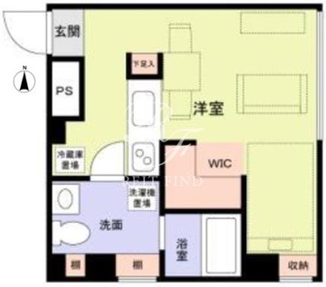 THE A 303 間取り図