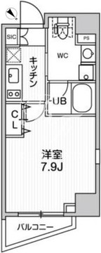 ステージファースト浅草橋3 203 間取り図
