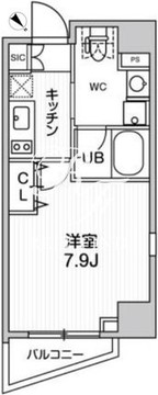 ステージファースト浅草橋3 303 間取り図