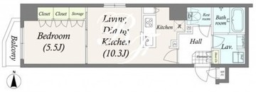 グランパセオ本所吾妻橋 403 間取り図