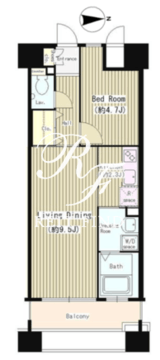 ＫＡＭＯＭＥ 402 間取り図