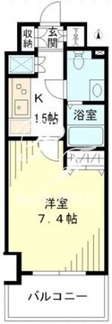 KDX吾妻橋レジデンス 803 間取り図