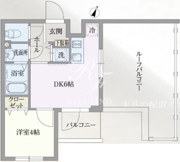 ルネサンスコート自由が丘 503 間取り図