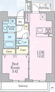 LYNNBARN 201 間取り図