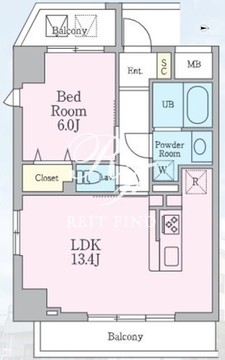 LYNNBARN 402 間取り図