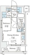 テラス押上 207 間取り図 ?>