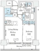 テラス押上 409 間取り図