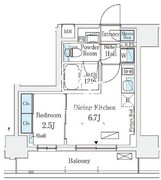 テラス押上 1003 間取り図