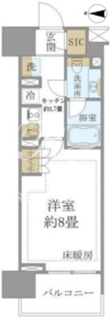 クレヴィア両国国技館通り 304 間取り図