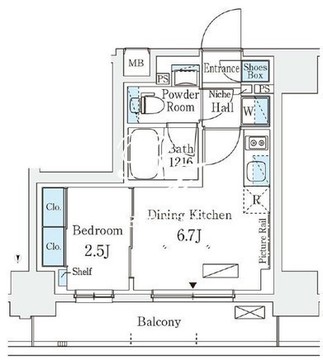 テラス押上 903 間取り図