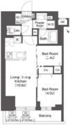 ＢｌｕＲｏｃｋ後楽園 701 間取り図
