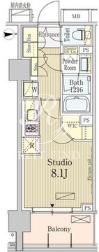 パークアクシス池田山 621 間取り図
