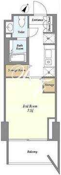パークフラッツ祐天寺 302 間取り図