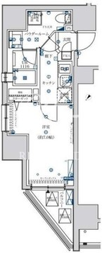 フェルクルール上野駅前 501 間取り図