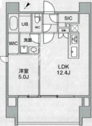 シーズンフラッツ浅草橋 502 間取り図