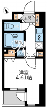 フォレシティ六本木 904 間取り図