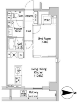 コンフォリア錦糸町 1303 間取り図