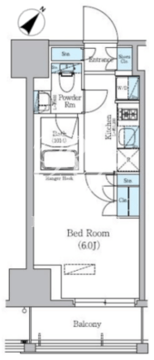 アーバネックス旗の台 803 間取り図