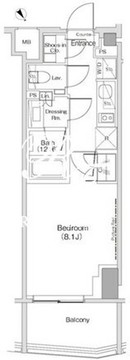 ザ・パークハビオ渋谷クロス 905 間取り図