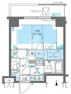 ズーム神宮前 805 間取り図