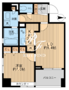 クリオ戸越銀座弐番館 1201 間取り図 ?>