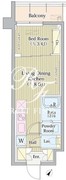 アヴォルトフェリーチェ蒲田サウス 302 間取り図