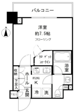 JP noie 亀戸 213 間取り図