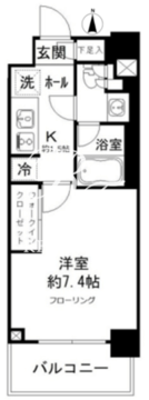 JP noie 亀戸 602 間取り図