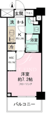 JP noie 亀戸 308 間取り図