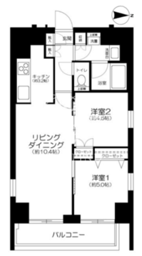 アークマーク蔵前 902 間取り図