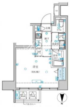 ベルシード森下 301 間取り図