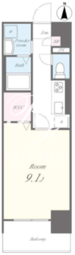 ライツ福助 503 間取り図