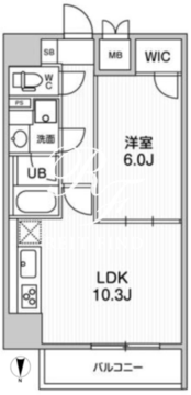 レオーネ南千住2 1202 間取り図