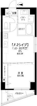 メゾン鳥越 702 間取り図