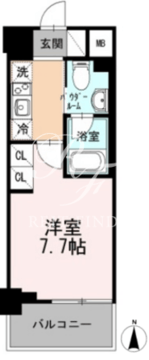 カスタリア大森3 106 間取り図