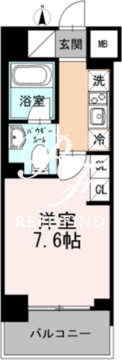 カスタリア大森3 801 間取り図