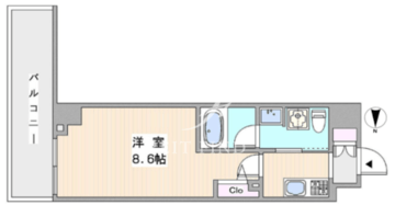 ステージグランデ元浅草 202 間取り図