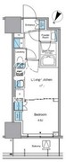 ルフォンプログレ渋谷ヒルトップ 1506 間取り図