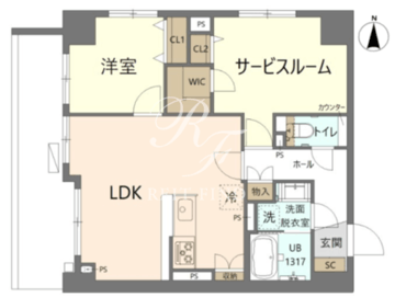 KoHa錦糸町 101 間取り図