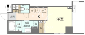 KoHa錦糸町 202 間取り図