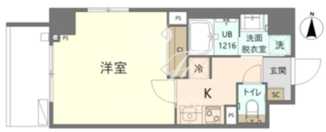 KoHa錦糸町 203 間取り図