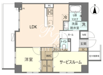 KoHa錦糸町 703 間取り図