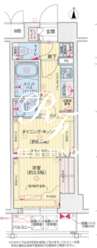 プレサンス木場公園 903 間取り図