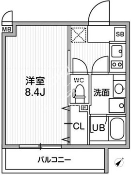オルタナ北品川 302 間取り図