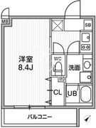 オルタナ北品川 304 間取り図