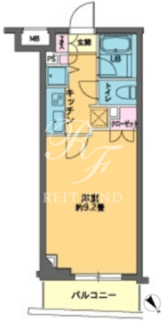 カスタリア東日本橋2 204 間取り図