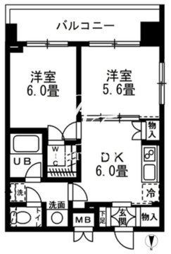レジディア錦糸町 915 間取り図