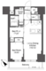 ＢｌｕＲｏｃｋ後楽園 1105 間取り図