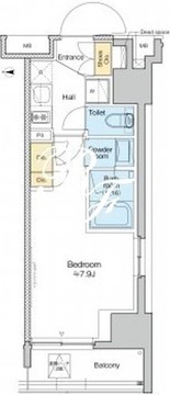 プラウドフラット浅草アベニュー 605 間取り図